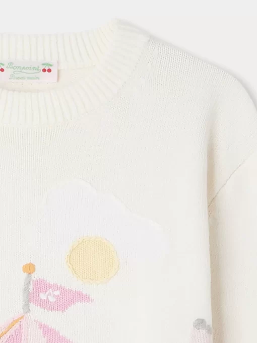 Child Bonpoint Cardigans And Sweaters | Anumati Sweater Ecru