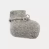 Newborn & Baby Bonpoint Socks And Accessories | Baby Cashmere Booties Heathered Gray