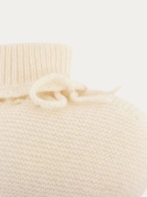 Newborn & Baby Bonpoint Socks And Accessories | Baby Cashmere Booties Milk White