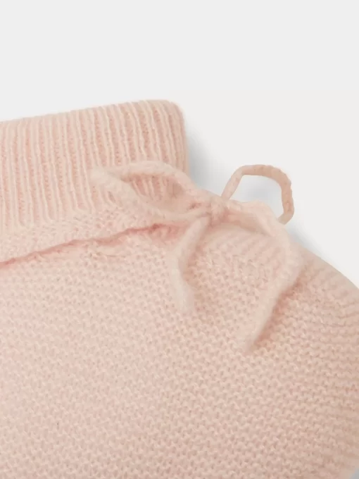 Newborn & Baby Bonpoint Socks And Accessories | Baby Cashmere Booties Pale Pink