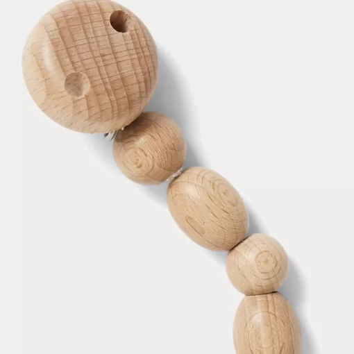 Newborn & Baby Bonpoint Childcare | Bacil Pacifier Clip Natural