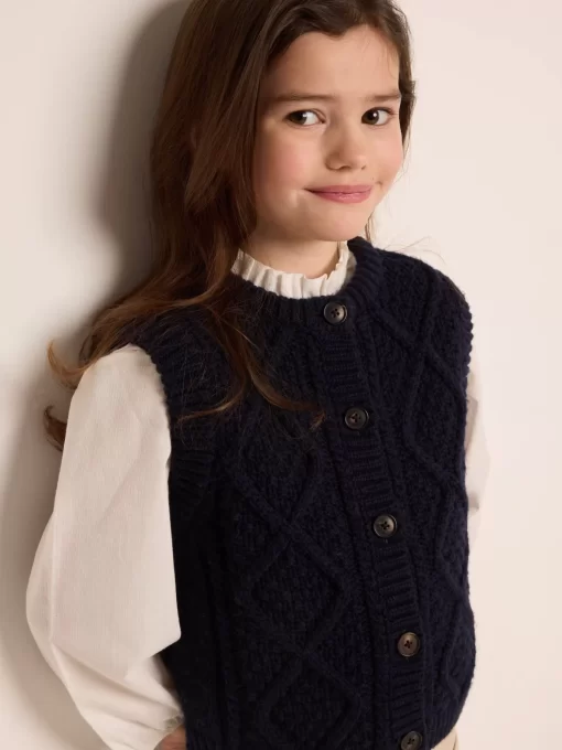 Child Bonpoint Cardigans And Sweaters | Bobolene Cardigan Navy