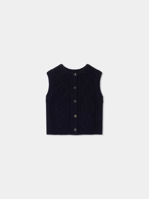 Child Bonpoint Cardigans And Sweaters | Bobolene Cardigan Navy