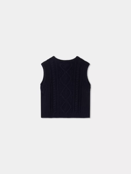 Child Bonpoint Cardigans And Sweaters | Bobolene Cardigan Navy