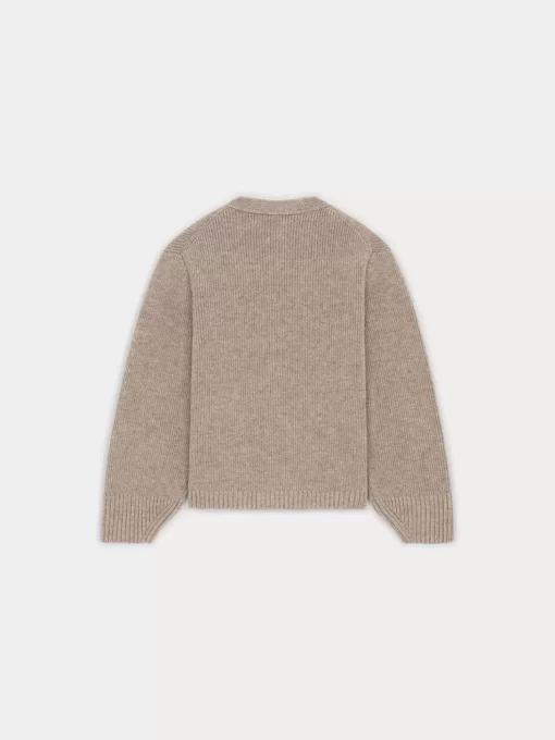 Child Bonpoint Cardigans And Sweaters | X Khaite Sienna Cardigan Heathered Beige