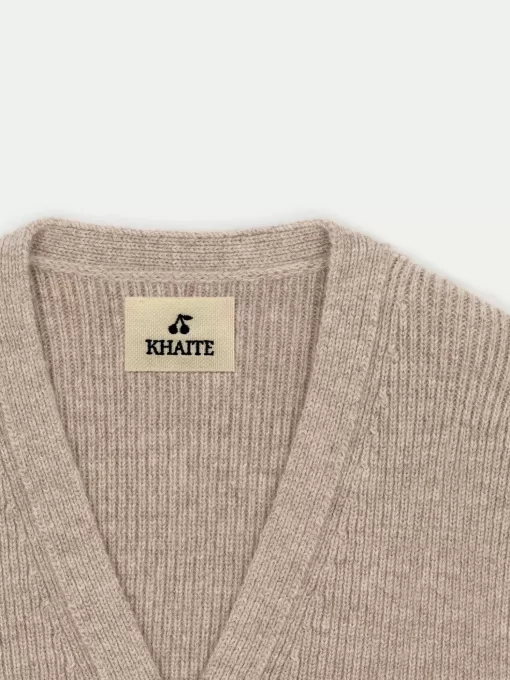 Child Bonpoint Cardigans And Sweaters | X Khaite Sienna Cardigan Heathered Beige