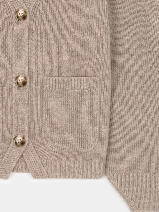 Child Bonpoint Cardigans And Sweaters | X Khaite Sienna Cardigan Heathered Beige