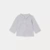 Newborn & Baby Bonpoint Tops | Boubou Shirt Grey Stripes