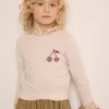 Child Bonpoint Cardigans And Sweaters | Brunelle Sweater Pale Pink