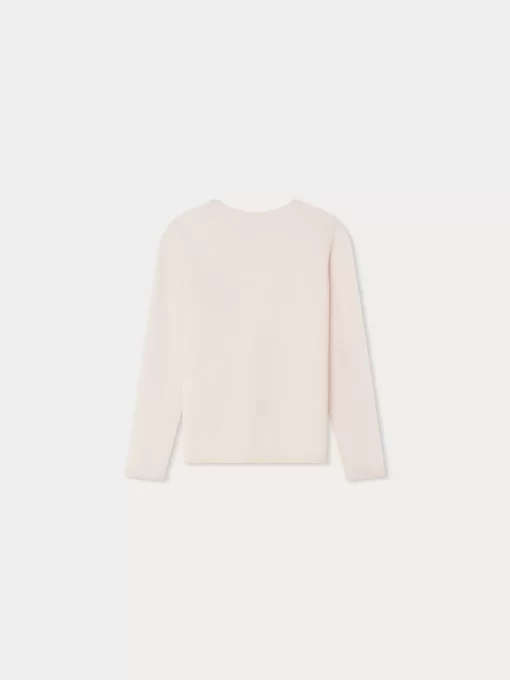 Child Bonpoint Cardigans And Sweaters | Brunelle Sweater Pale Pink