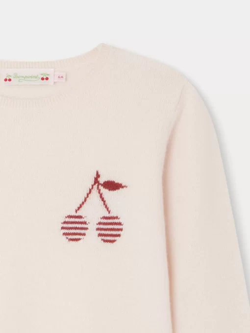 Child Bonpoint Cardigans And Sweaters | Brunelle Sweater Pale Pink