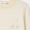 Child Bonpoint Cardigans And Sweaters | Brunelle Sweater Pale Yellow