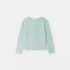 Child Bonpoint Cardigans And Sweaters | Cardigan Cherry Vert Celadon