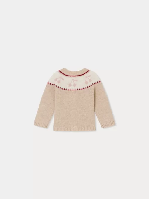 Newborn & Baby Bonpoint Sweaters And Cardigans | Cardigan Tatiana Ecru