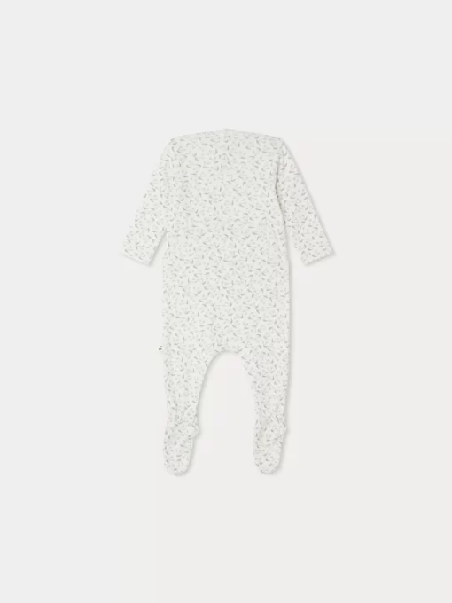 Newborn & Baby Bonpoint Onesies And Pajamas | Catia Pajamas Gray Blue