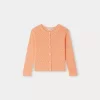 Child Bonpoint Cardigans And Sweaters | Cherry Cardigan Apricot