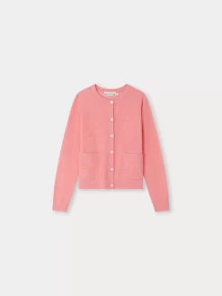 Child Bonpoint Cardigans And Sweaters | Clarisse Cardigan Pink Blush