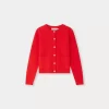 Child Bonpoint Cardigans And Sweaters | Clarisse Cardigan Poppy Red