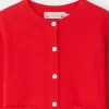 Child Bonpoint Cardigans And Sweaters | Clarisse Cardigan Poppy Red