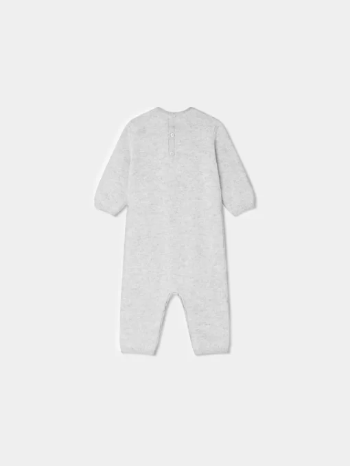 Newborn & Baby Bonpoint Sets And Jumpsuits | Combinaison Tilouana Gris Chine Clair