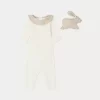 Newborn & Baby Bonpoint Sets And Jumpsuits | Daisie Set Milk White