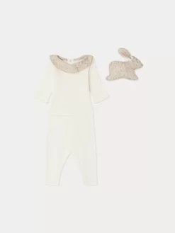 Newborn & Baby Bonpoint Sets And Jumpsuits | Daisie Set Milk White