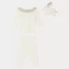 Newborn & Baby Bonpoint Sets And Jumpsuits | Daisie Set Milk White