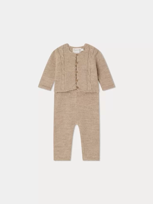 Newborn & Baby Bonpoint Sets And Jumpsuits | Dangelou Set Sand