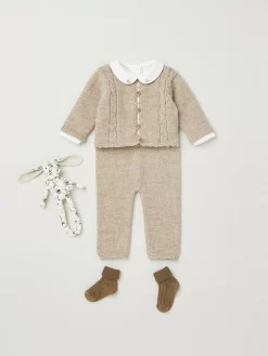 Newborn & Baby Bonpoint Sets And Jumpsuits | Dangelou Set Sand