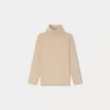 Child Bonpoint Tops | Delie Roll-Neck Sweater Natural