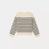 Child Bonpoint Cardigans And Sweaters | Demy Cardigan Navy Stripes