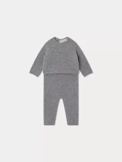 Newborn & Baby Bonpoint Sets And Jumpsuits | Den Set Gray Blue