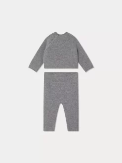 Newborn & Baby Bonpoint Sets And Jumpsuits | Den Set Gray Blue