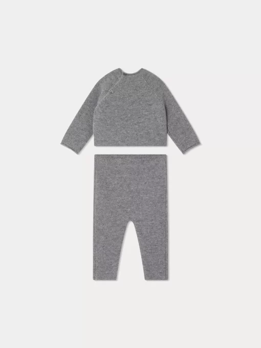 Newborn & Baby Bonpoint Sets And Jumpsuits | Den Set Gray Blue