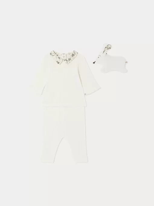 Newborn & Baby Bonpoint Sets And Jumpsuits | Denice Set Milk White