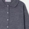 Child Bonpoint Cardigans And Sweaters | Diana Cardigan Medium Heathered Gray