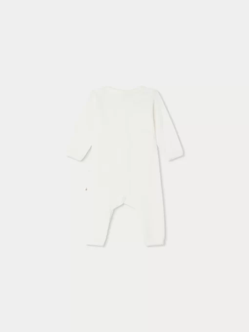 Newborn & Baby Bonpoint Sets And Jumpsuits | Dino Bodysuit Milk White