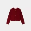 Child Bonpoint Cardigans And Sweaters | Diva Cardigan Burgundy