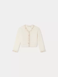 Child Bonpoint Cardigans And Sweaters | Divine Cardigan Milk White