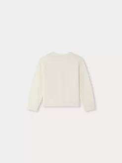 Child Bonpoint Cardigans And Sweaters | Divine Cardigan White Milk