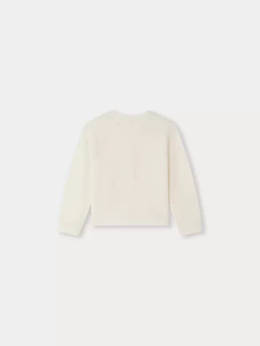 Child Bonpoint Cardigans And Sweaters | Divine Cardigan White Milk