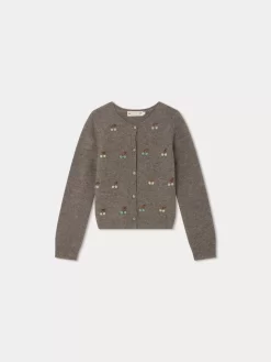 Child Bonpoint Cardigans And Sweaters | Dounia Cardigan Brown