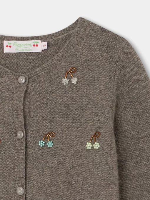 Child Bonpoint Cardigans And Sweaters | Dounia Cardigan Brown