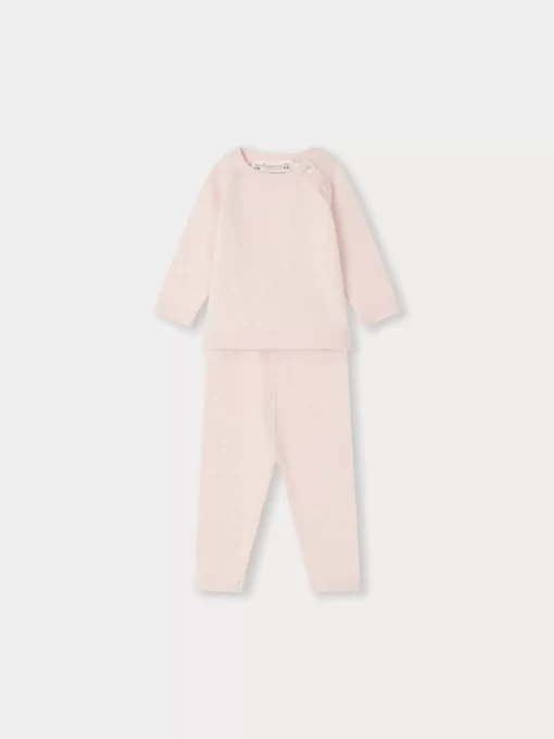 Newborn & Baby Bonpoint Sets And Jumpsuits | Ensemble Timi Rose Poudre