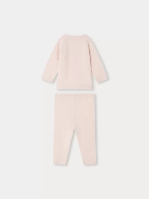 Newborn & Baby Bonpoint Sets And Jumpsuits | Ensemble Timi Rose Poudre