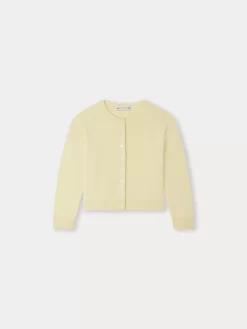 Child Bonpoint Cardigans And Sweaters | Fabara Cardigan Light Yellow