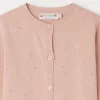 Child Bonpoint Cardigans And Sweaters | Francille Cardigan Silkscreen Pink Tea