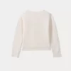 Child Bonpoint Cardigans And Sweaters | Girls' Cashmere Cardigan Milk White