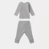 Newborn & Baby Bonpoint Sets And Jumpsuits | Pebio Set Heathered Gray