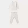 Newborn & Baby Bonpoint Sets And Jumpsuits | Pebio Set Milk White